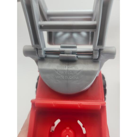 Fisher Price Little People Fire Engine Pair Ladder Trucks w/ 2 Firefighters Set - Picture 9 of 9